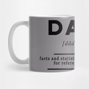 Data Definition Meaning White Edition Mug